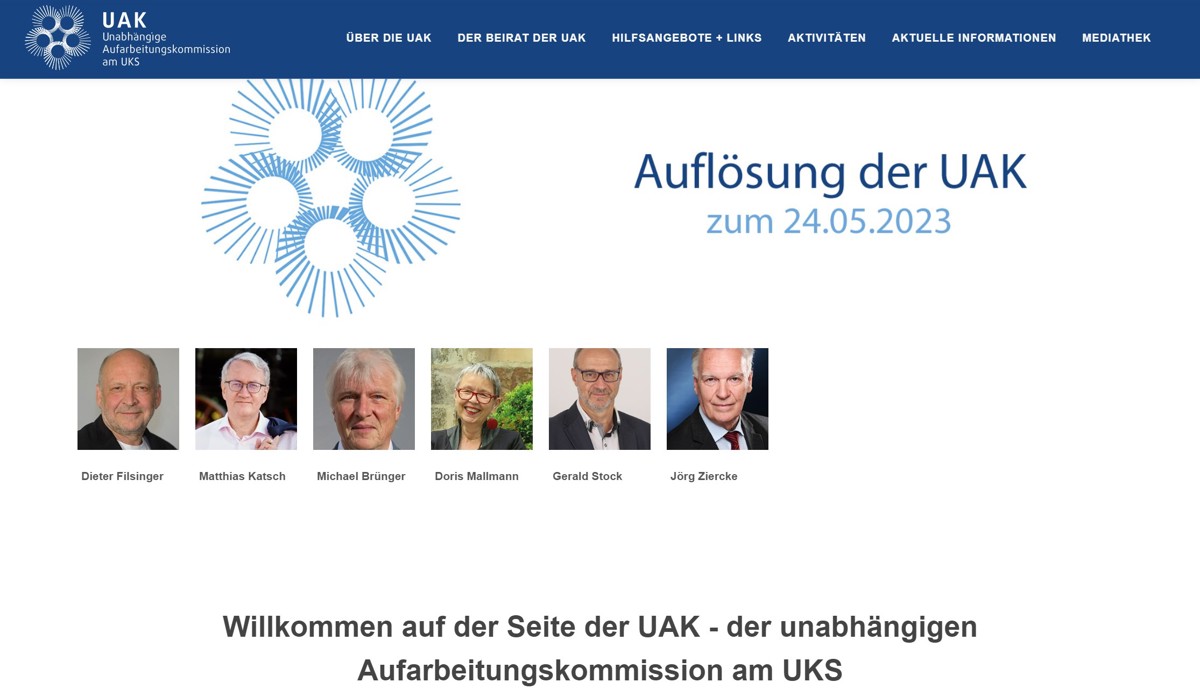 Unabhängige Aufarbeitungskommission am UKS